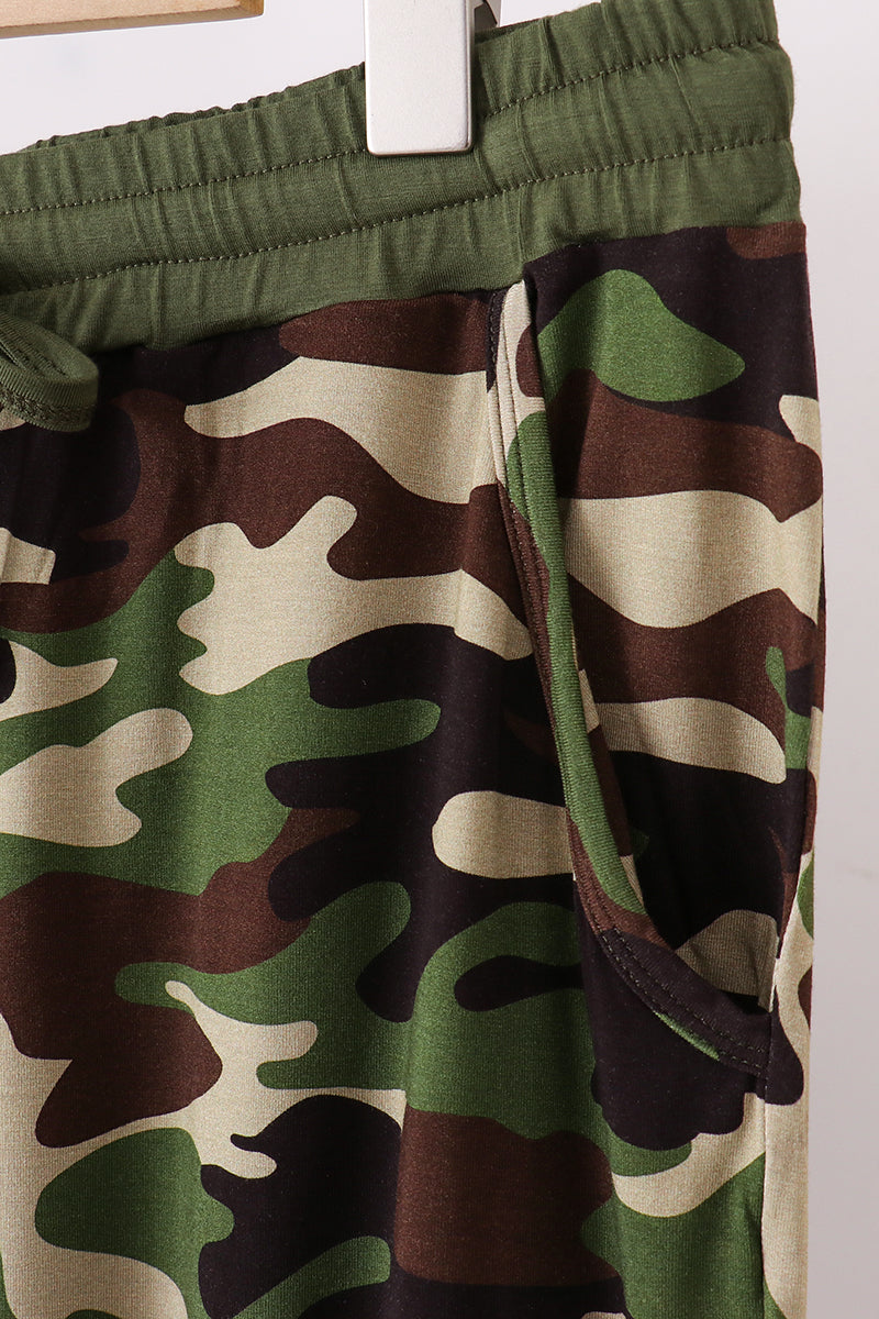 Classic Camo bamboo dad pants