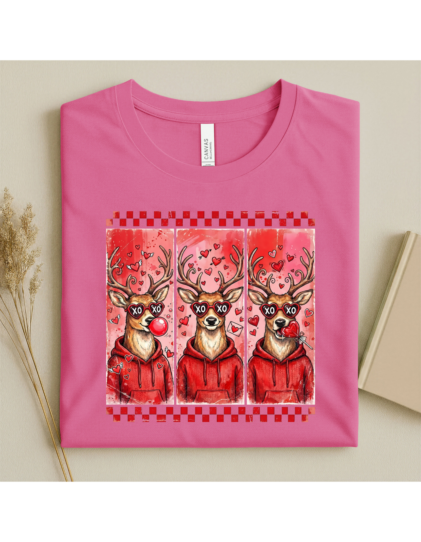 Valentine Deer T-shirt kids