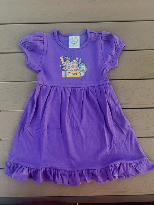 Short Sleeve Empire Waist Dress