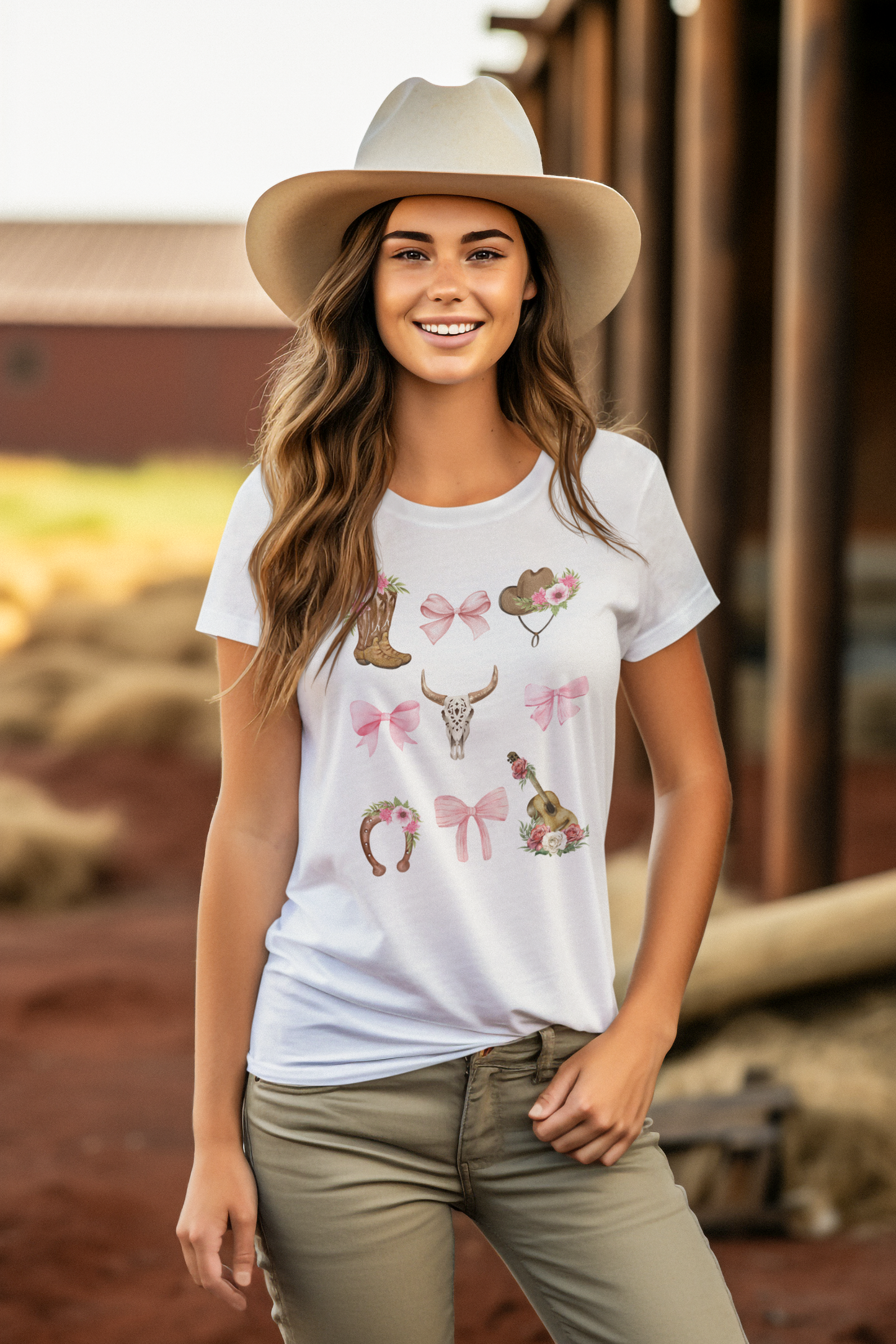Cowgirl Coquette Bow T-shirt