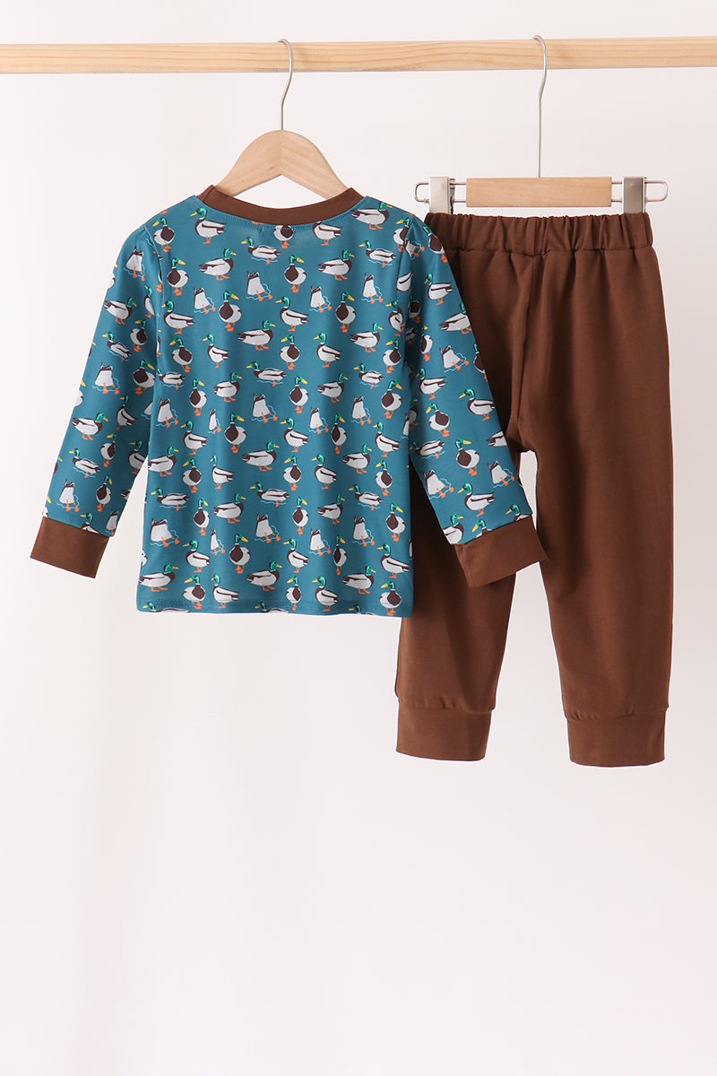 Blue mallard pocket jogger set