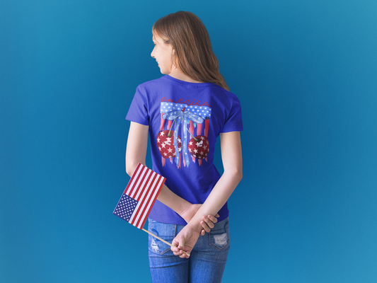 America Cherrie Flag T-shirt