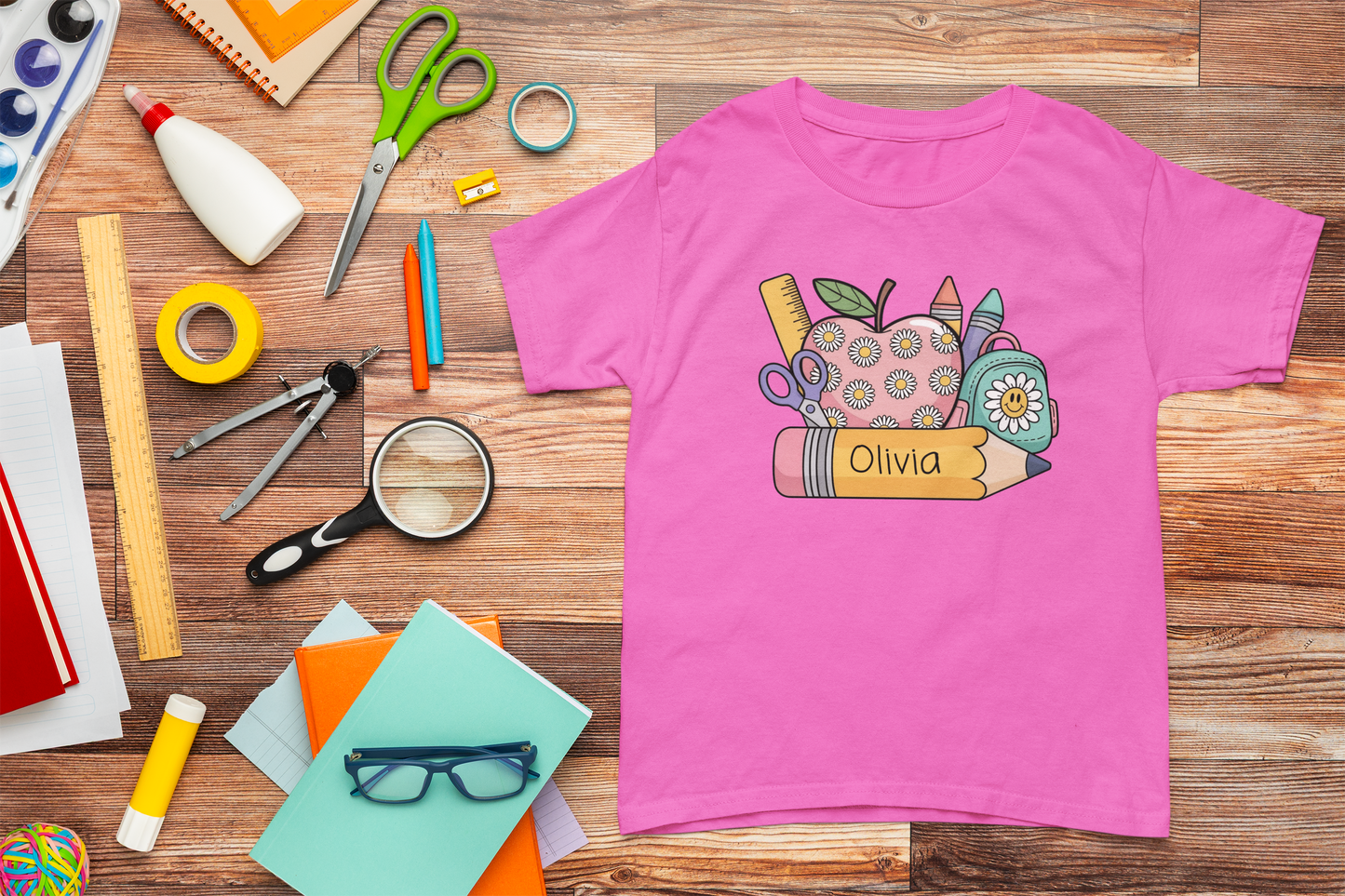 Personalized Boy & Girls School T-shirt