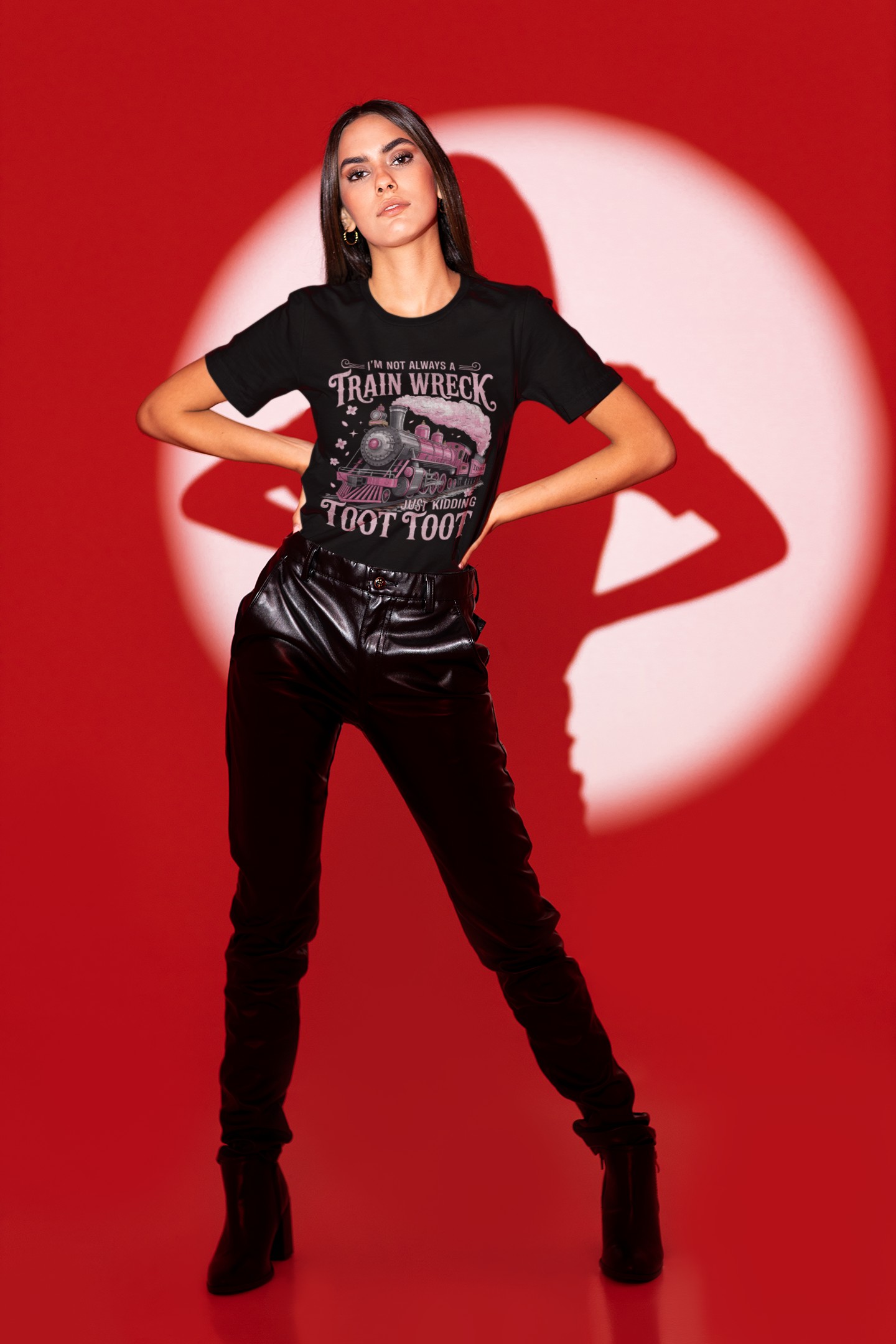 Train Wreck Adult Tshirt