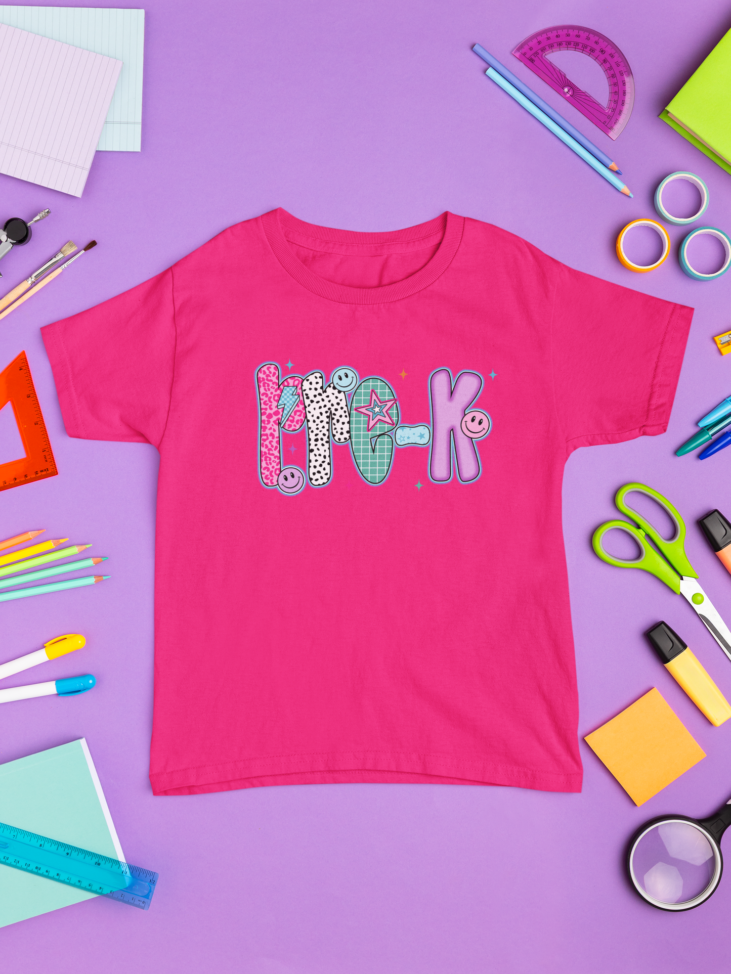 Back to School Pre-K Girly shirts