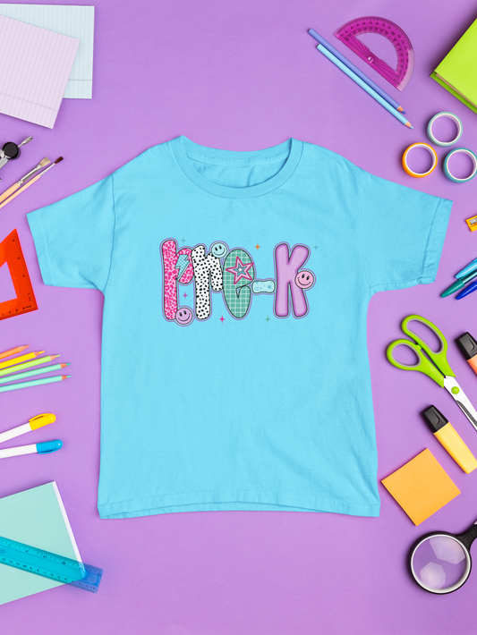 Back to School Pre-K Girly shirts