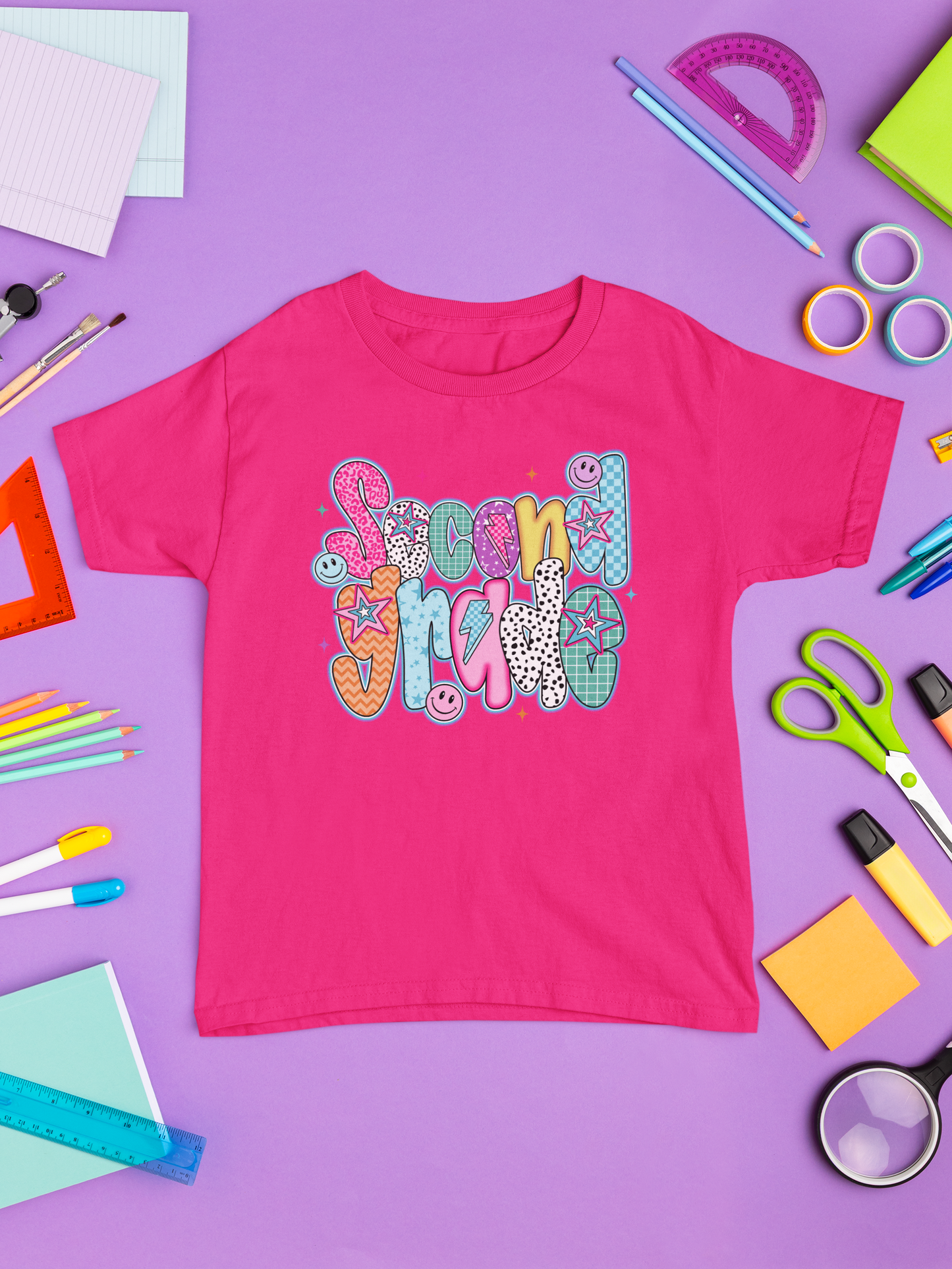 Back to School Second Grade Girly shirts