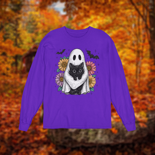 Boo-tiful Cat Long Sleeve T-shirt