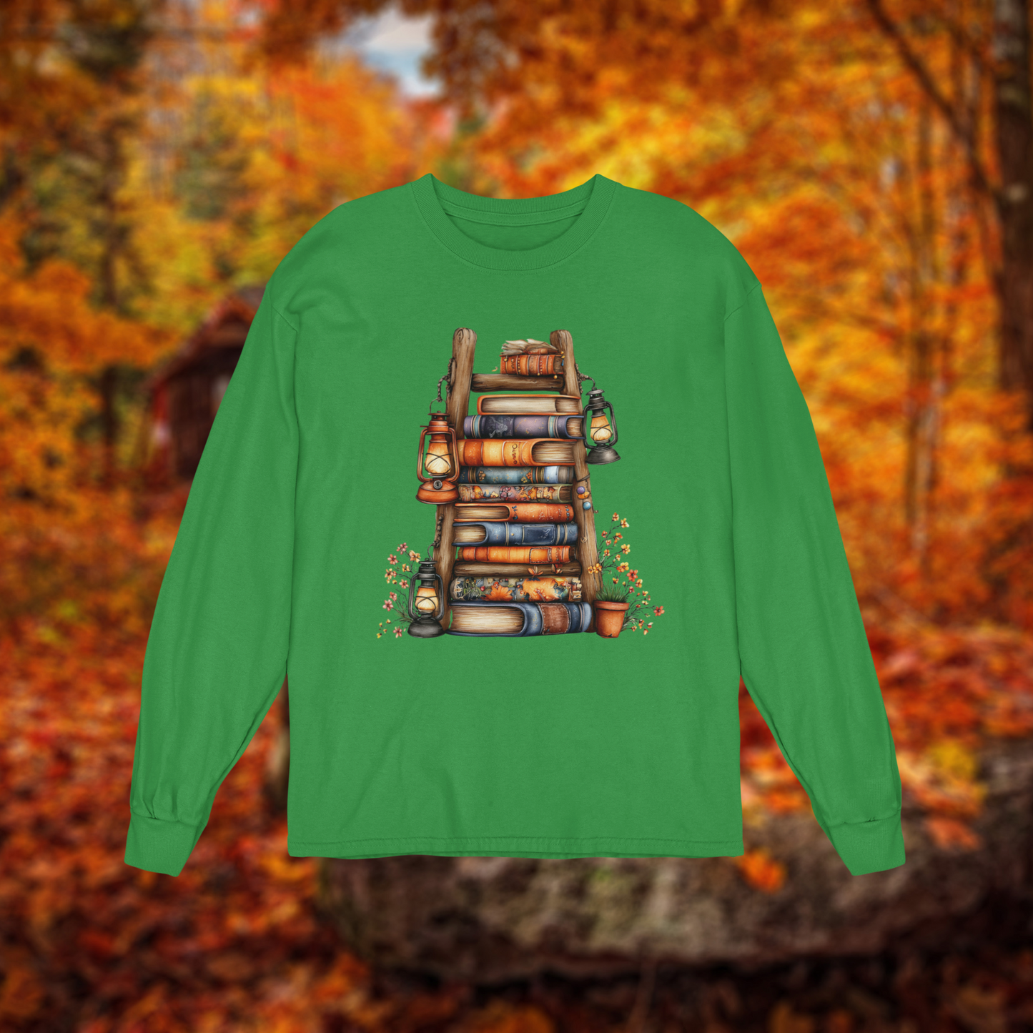 Fall Book Theme Long Sleeve  T-shirt