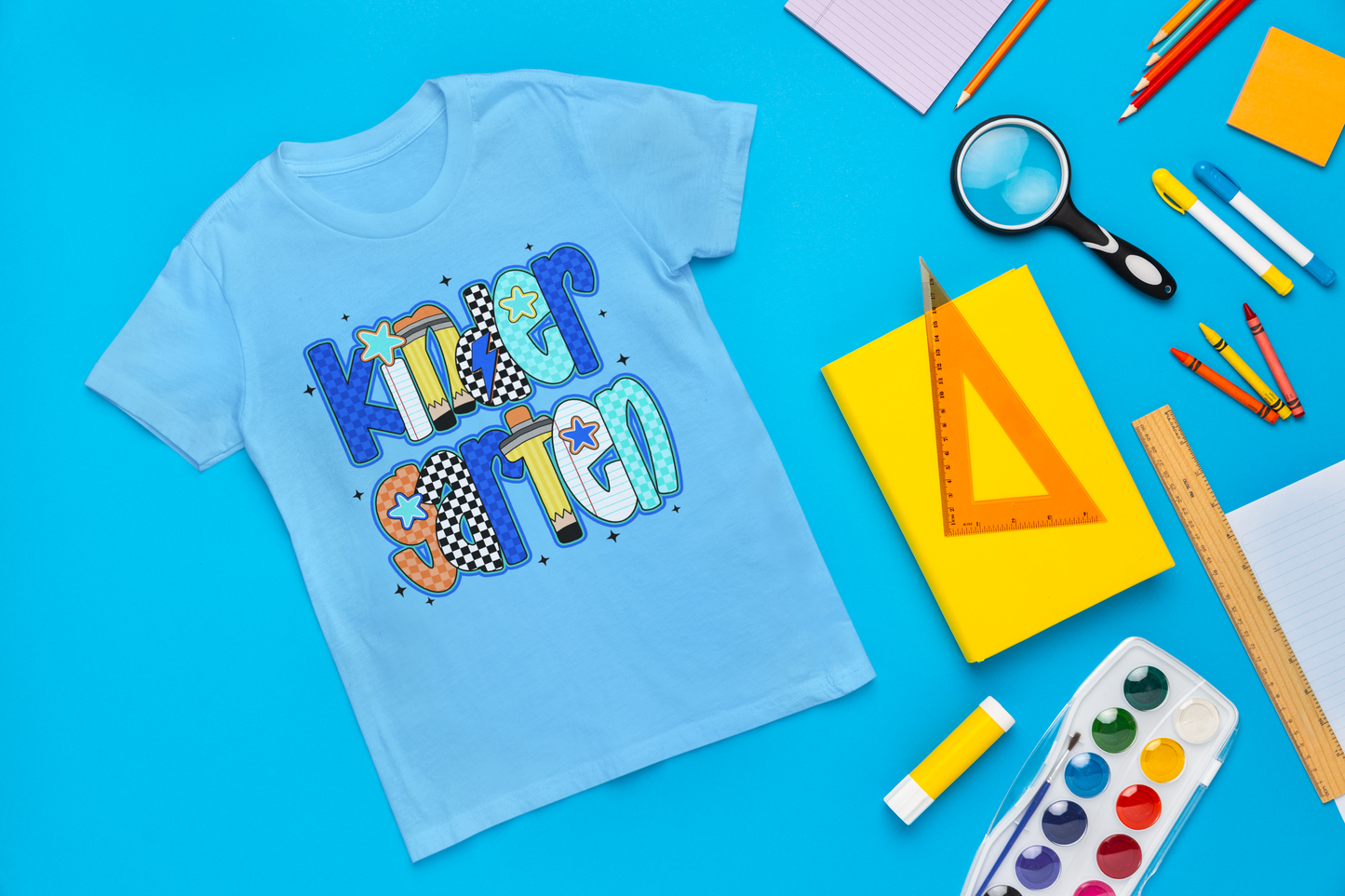Back to School Boys Retro Kindergarten T-shirt