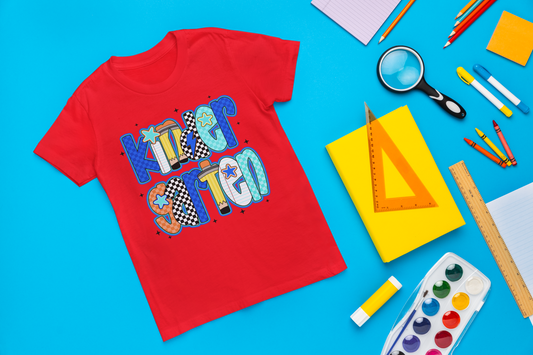 Back to School Boys Retro Kindergarten T-shirt