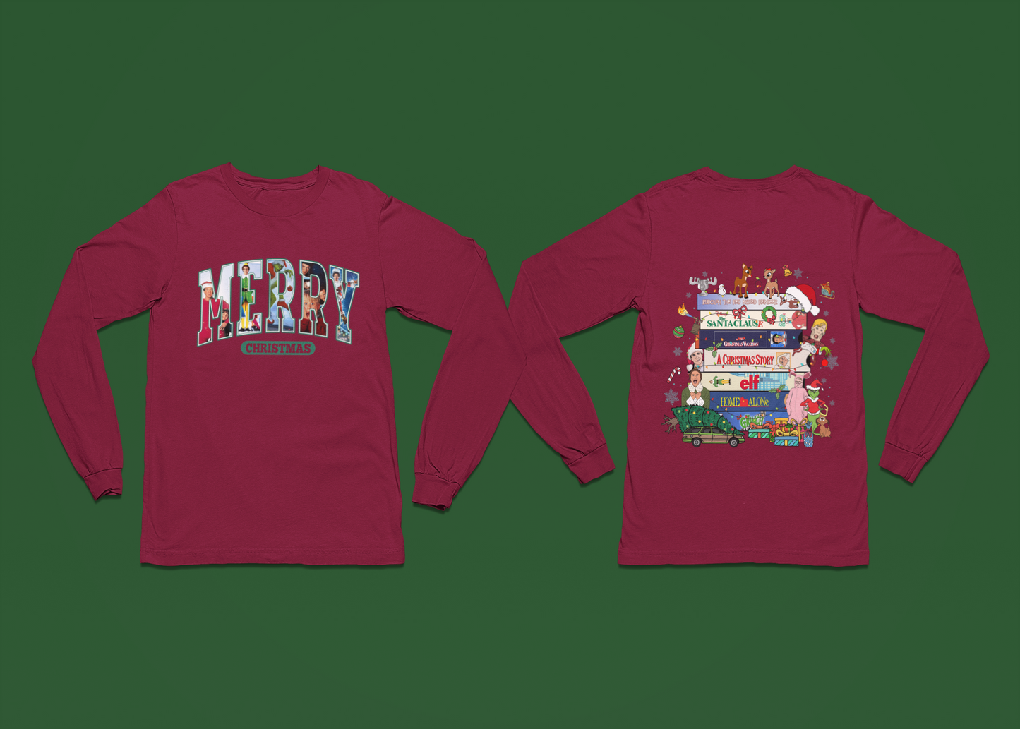 Christmas Movie Long Sleeve T-shirt
