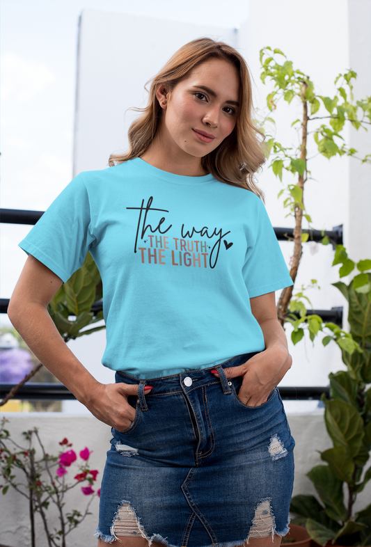 The Way, The Truth, The Light Christian Tshirt