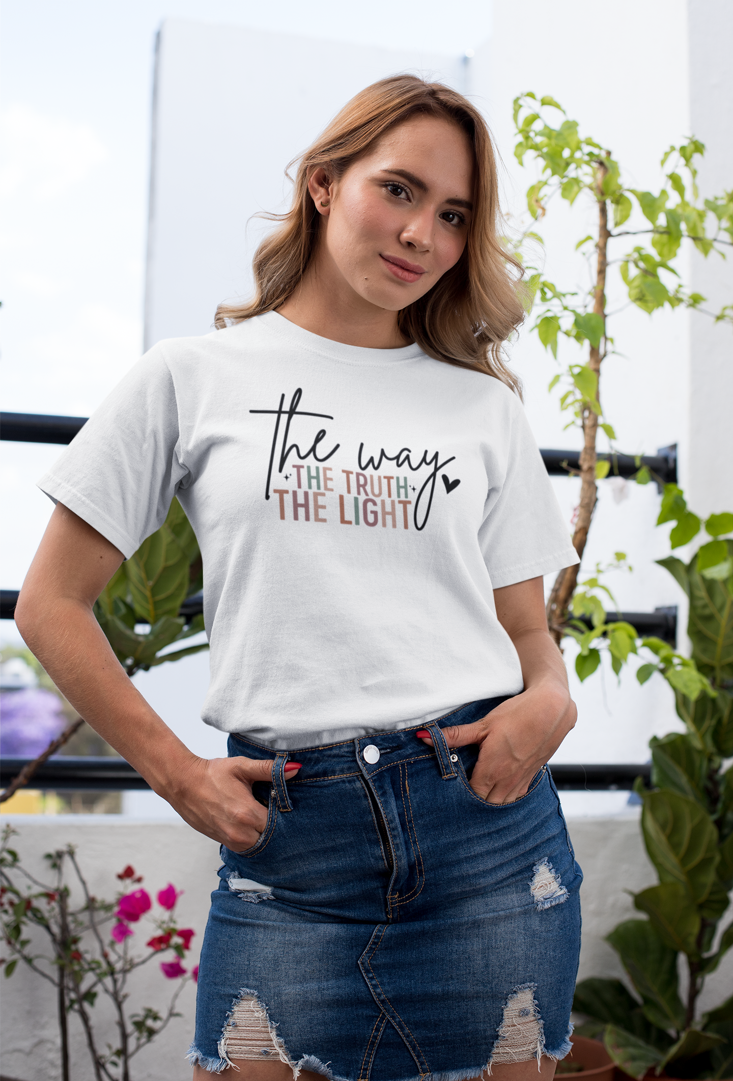 The Way, The Truth, The Light Christian Tshirt