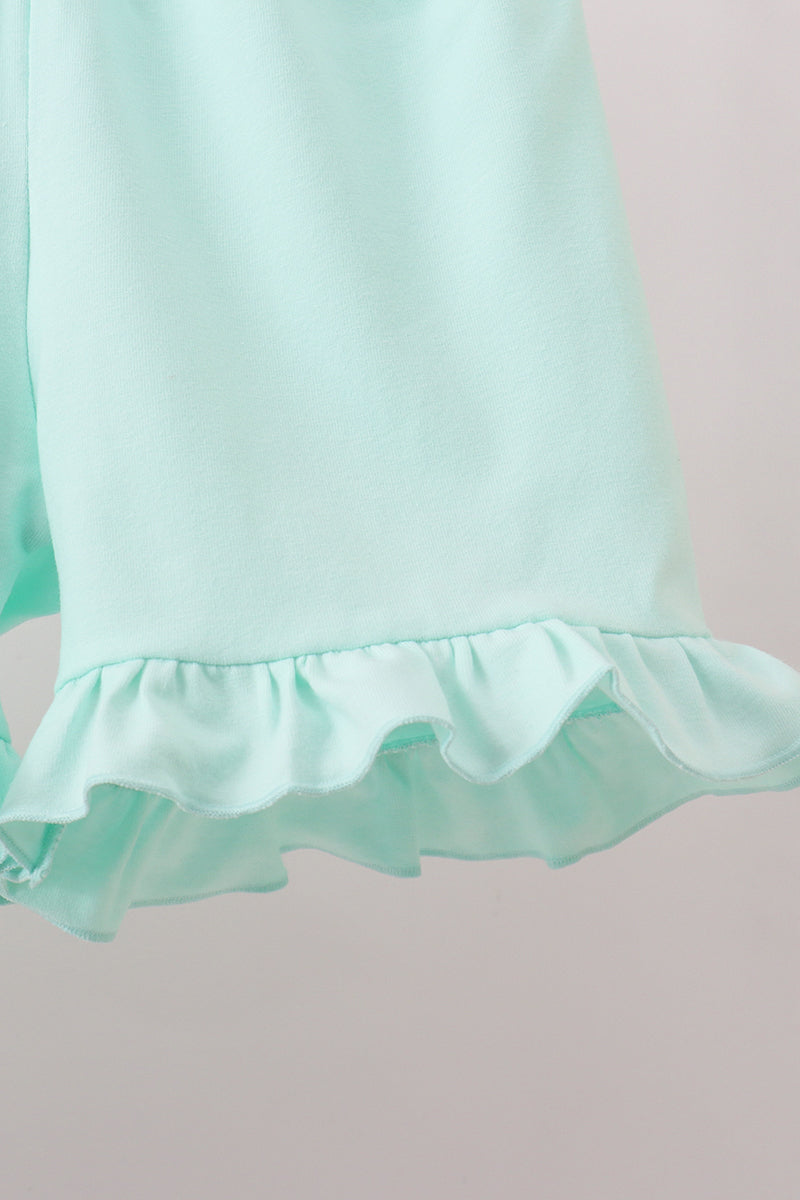 Rainbow Stripe Ruffle Set
