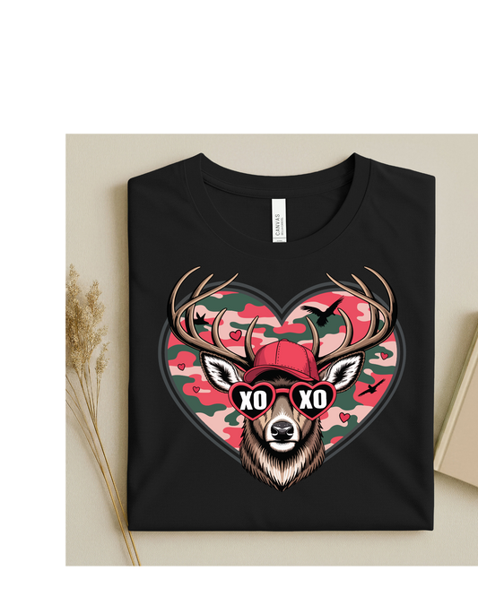 Boys Deer Valentine's Day Shirt