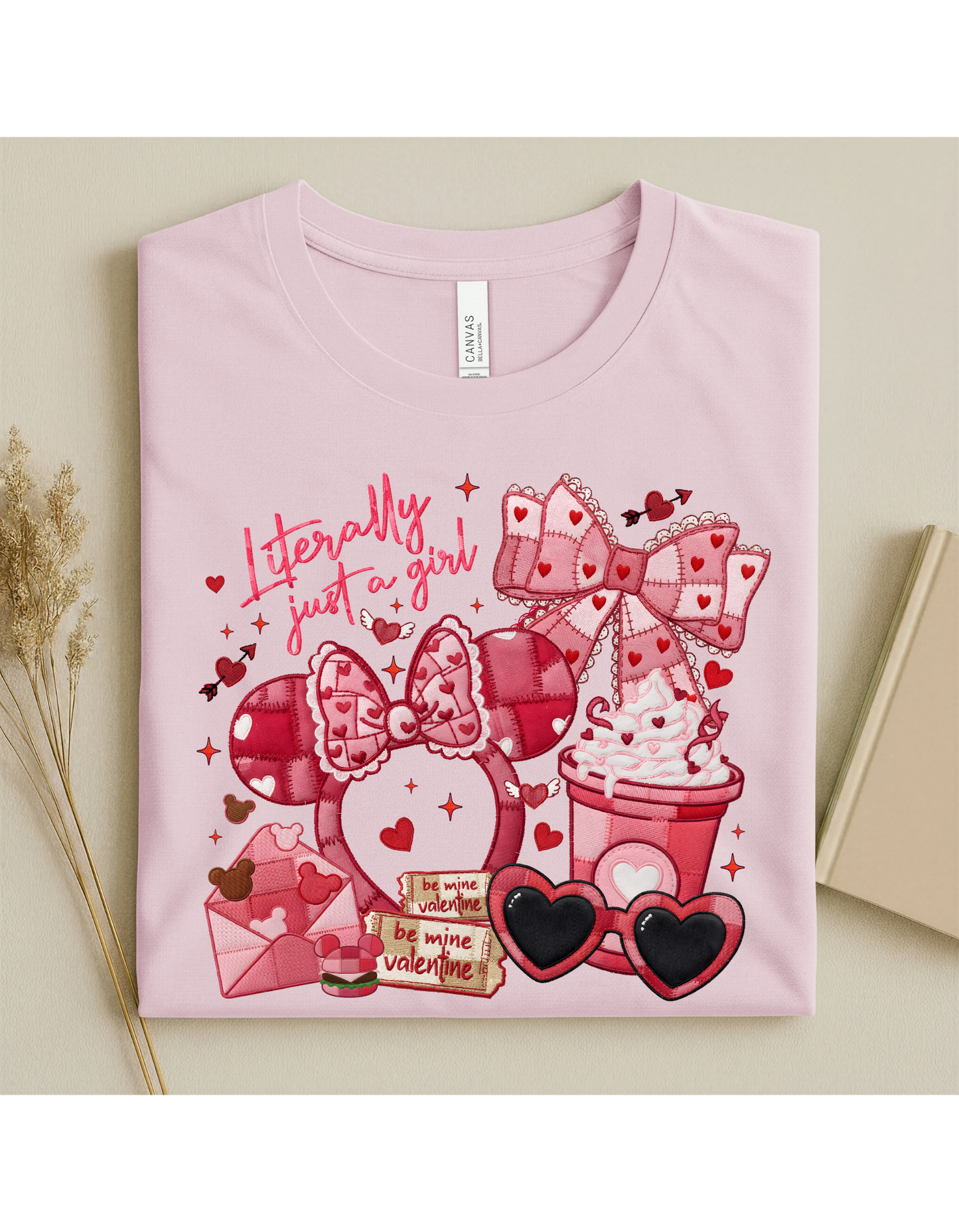 Literally just a Girl Valentine's Day Adult & Kids T-Shirt