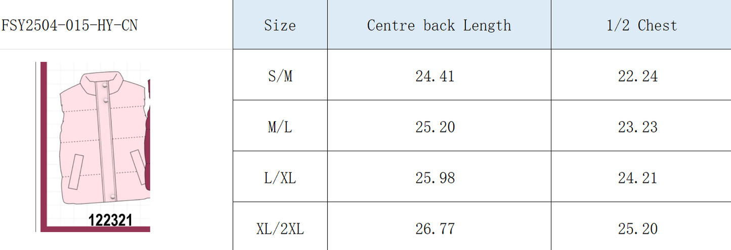 White mom&me puffer vest