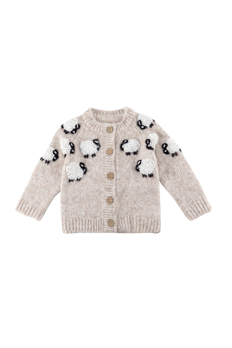 Sheep cardigan sweater