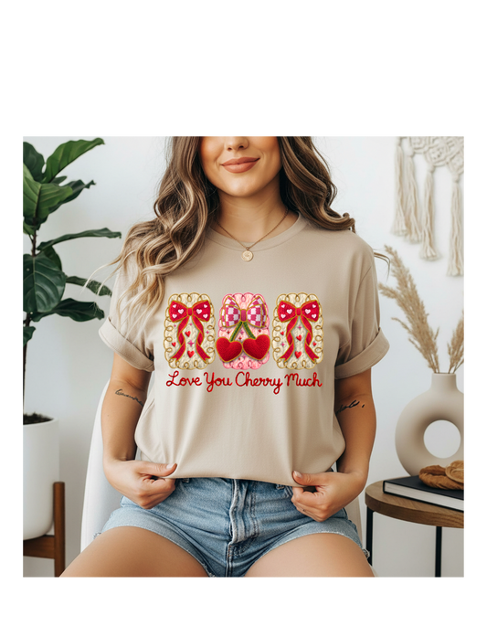 Love you Cherry Much Ladies Tee