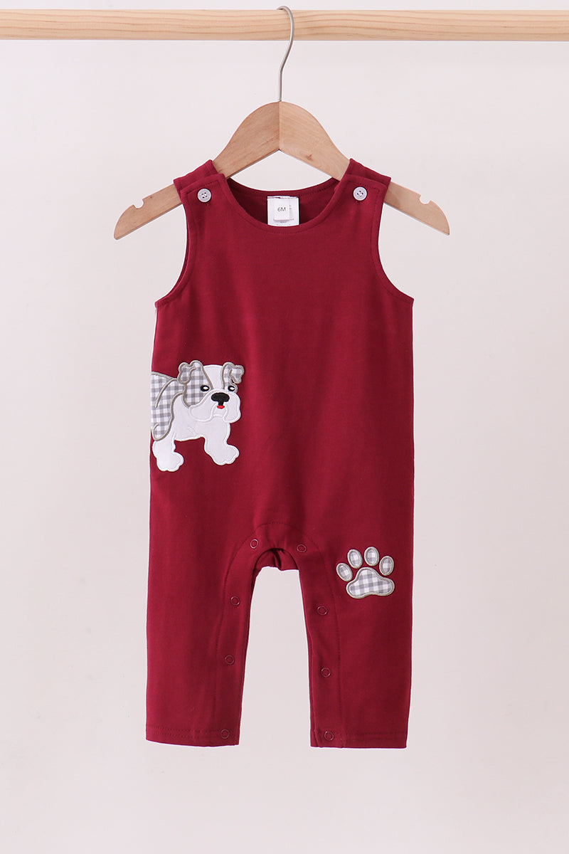 Premium Maroon Georgia bulldog applique jonjon