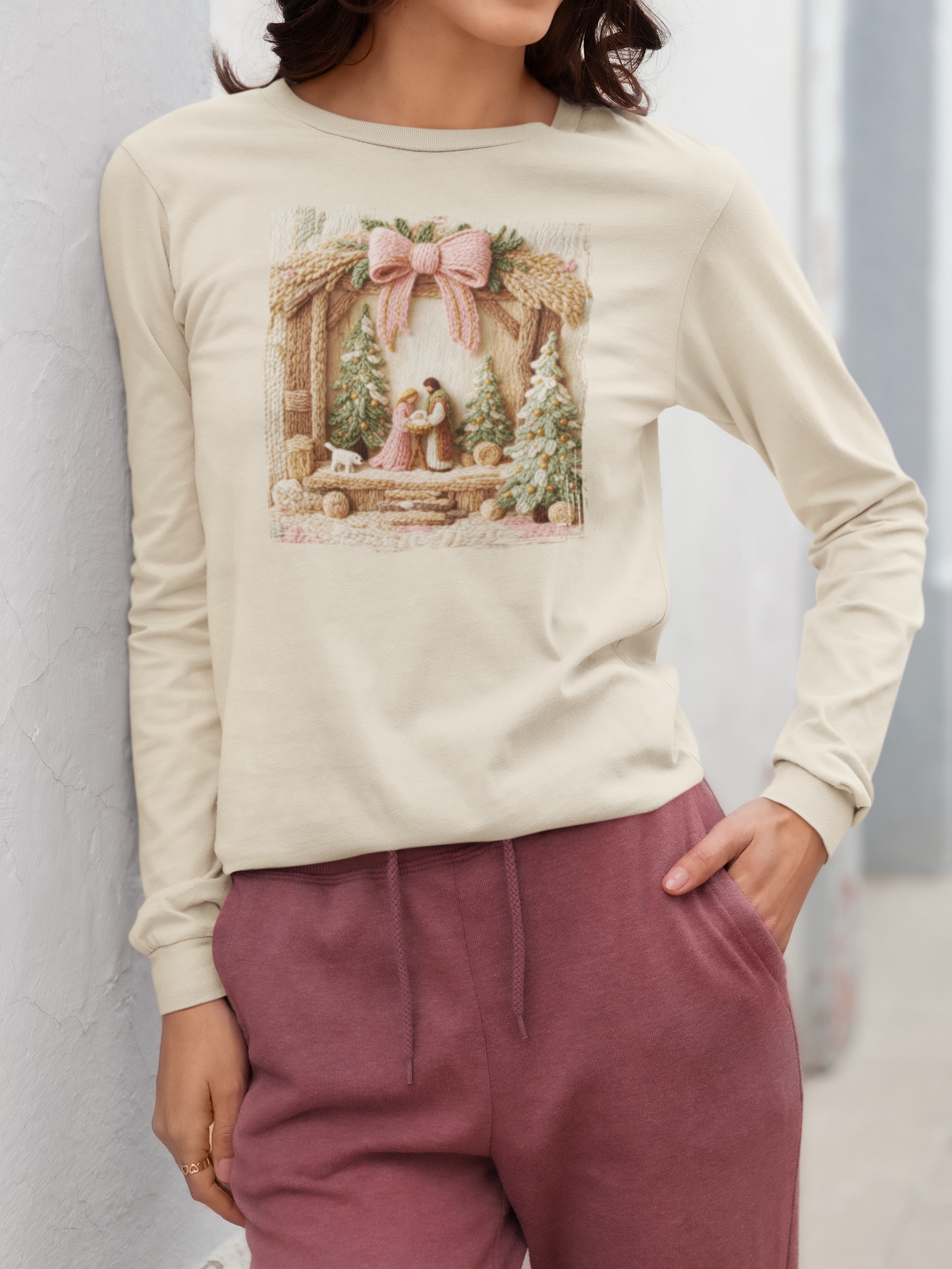 Nativity Christmas long sleeve (adult)