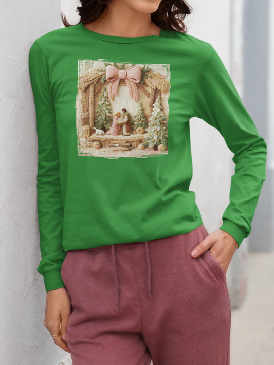 Nativity Christmas long sleeve (adult)
