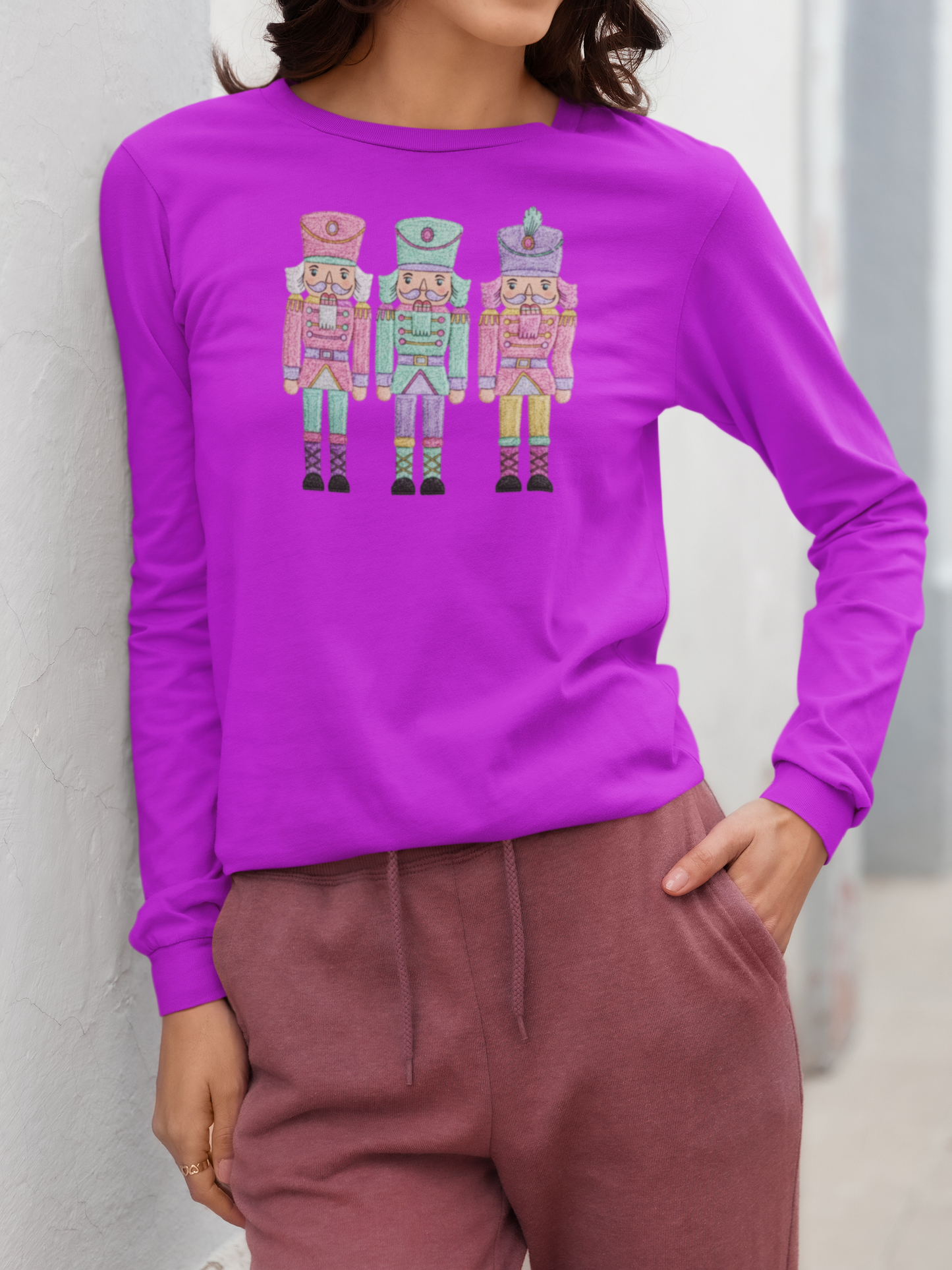 Nutcracker Long Sleeve Shirt Adult