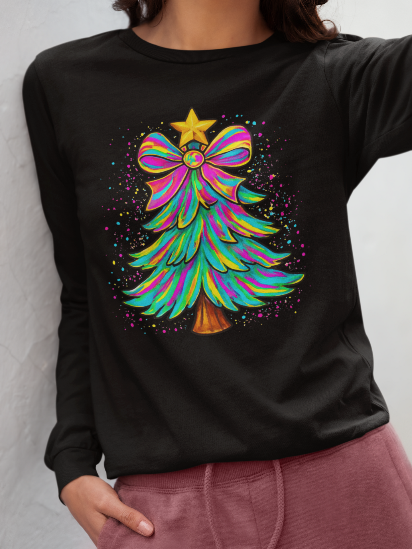 Vibrant Christmas Long Sleeve T-shirt