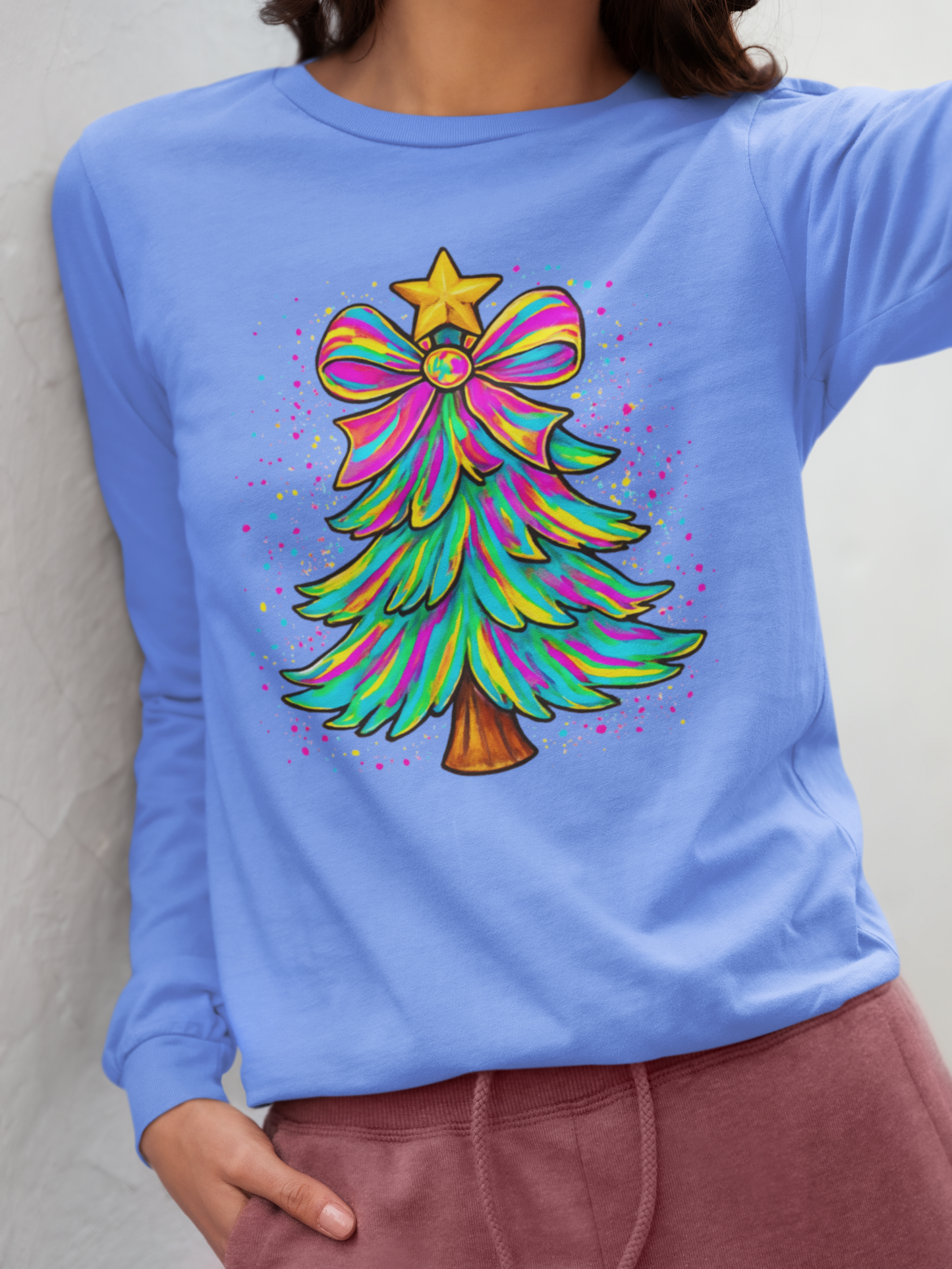 Vibrant Christmas Long Sleeve T-shirt