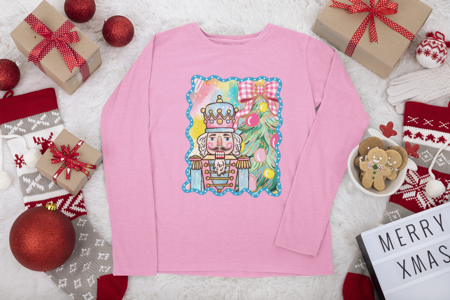 Nutcracker Christmas long sleeve T-shirt