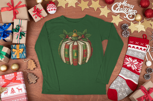 Christmas Ornament of Books