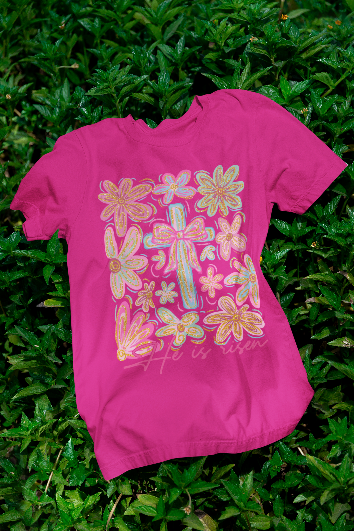 Cross/Floral Eater T-shirt