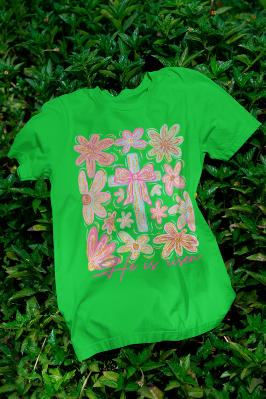 Cross/Floral Eater T-shirt