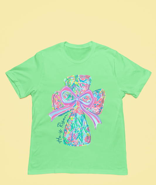 Colorful Cross Easter T-shirt